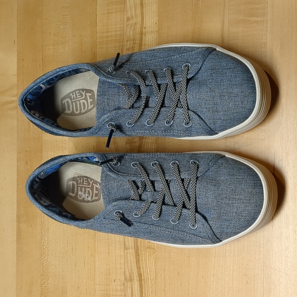 Hey Dude women 9 Cody Craft blue - Picture 2 of 6